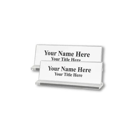 Acrylic Glass Name Plate Printing