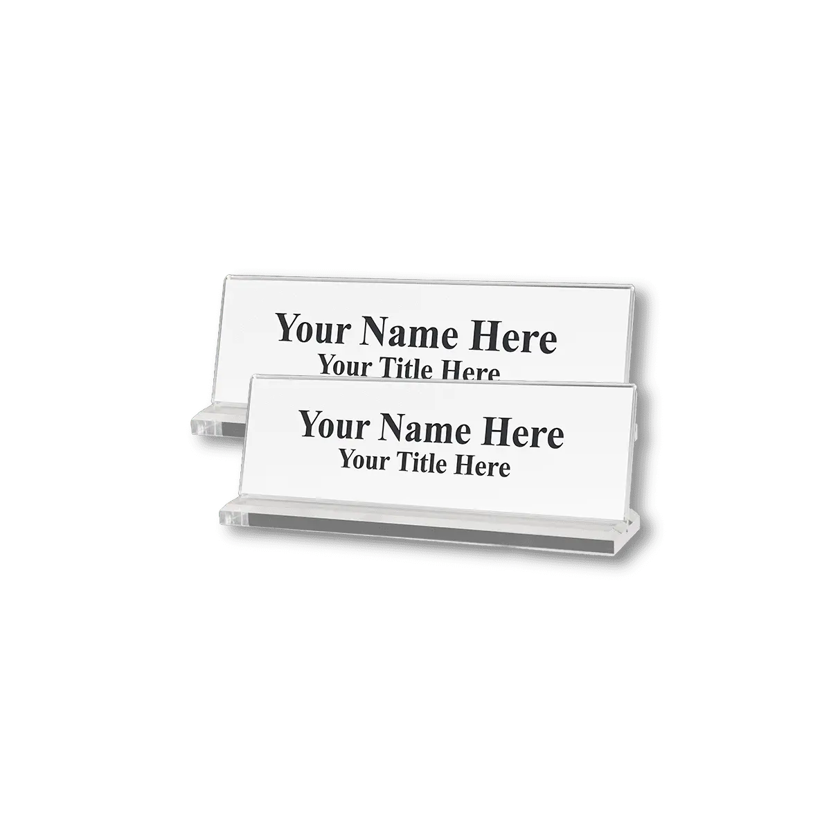 Acrylic Glass Name Plate Printing